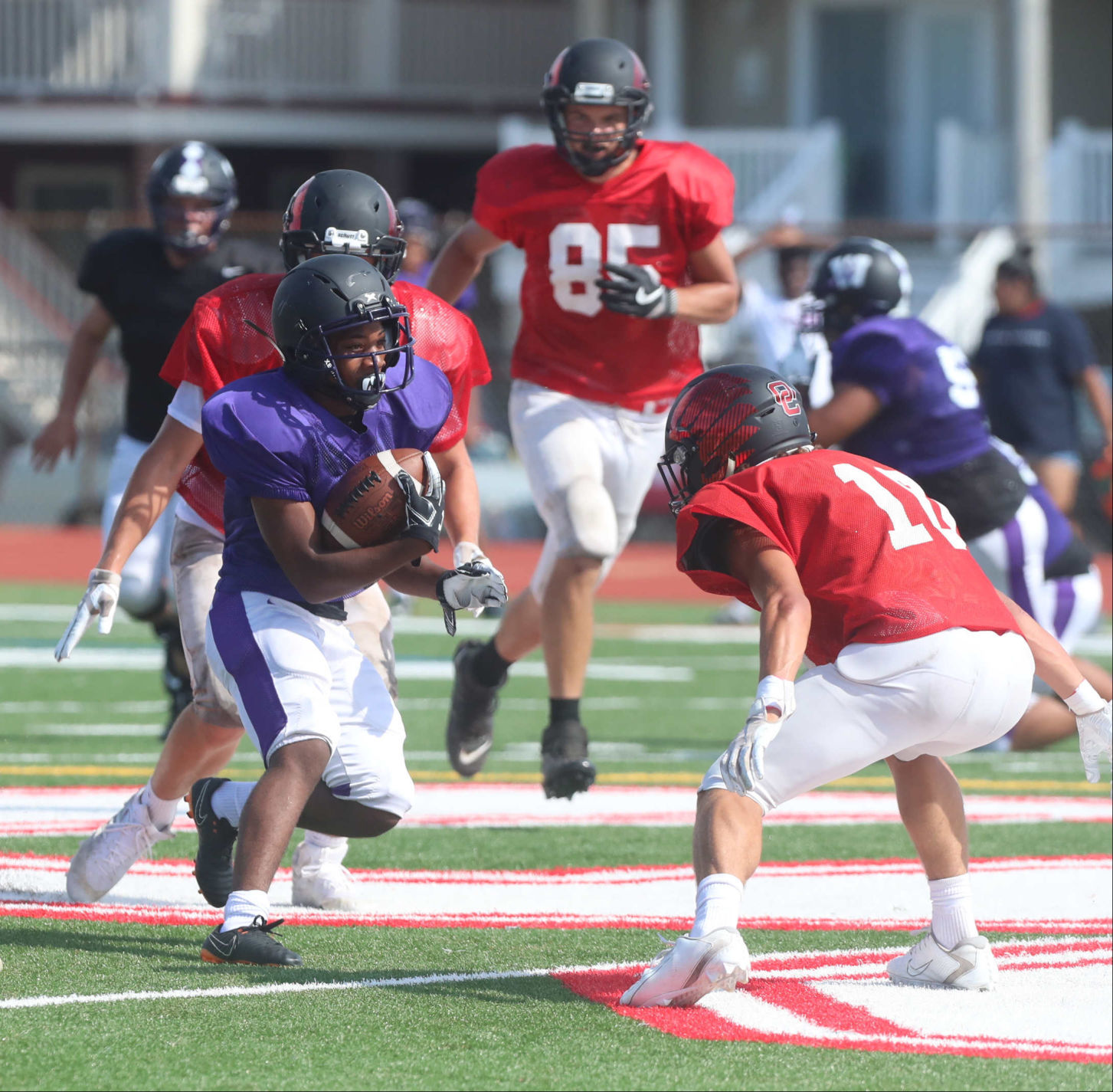 Ocean City Football scrimmage